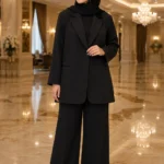 کت شلوار مدل کرپ تک دکمه